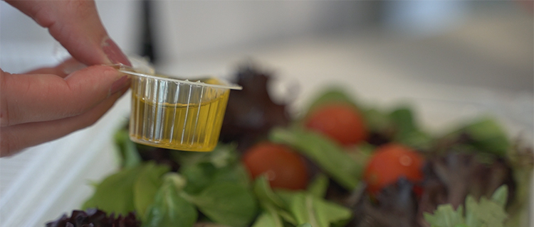 Nuevos envases monodosis compostables para aceite de oliva virgen extra