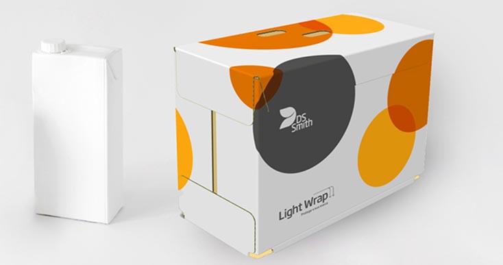 DS Smith Light Wrap, un nuevo agrupador de bricks sostenible