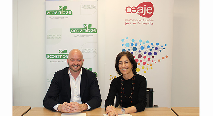  Ecoembes y CEAJE firman un acuerdo para impulsar la economía circular y el reciclaje en empresas