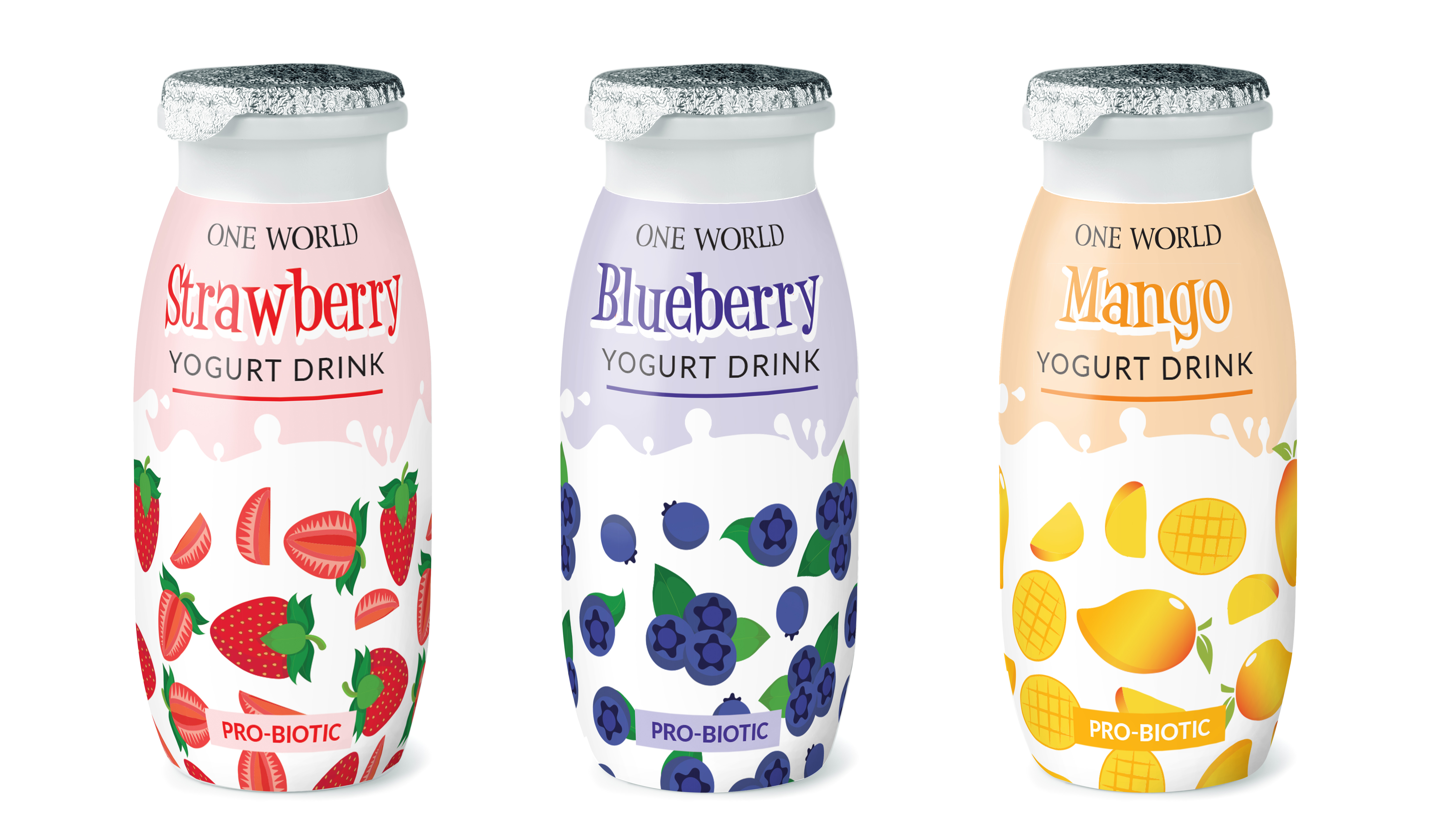 Yogurt Drink Bottles Group