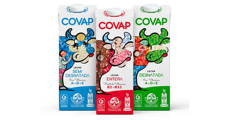 Lácteos Covap estrena nuevos briks este verano diseñados por escolares