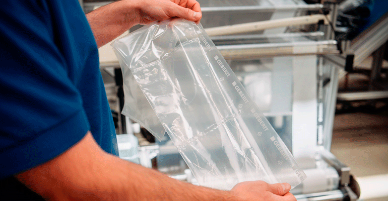 Geberit ahorra recursos con su packaging más eficiente