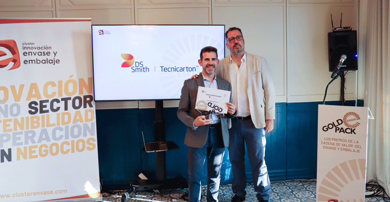 DS Smith Tecnicarton, premiada al ‘Mejor proyecto de expansión internacional’ en los GoldPack 2025