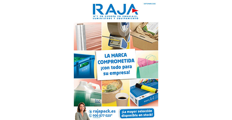 Rajapack presenta su nuevo catálogo marcado por la entrada en vigor del Reglamento Europeo de Envases y Residuos