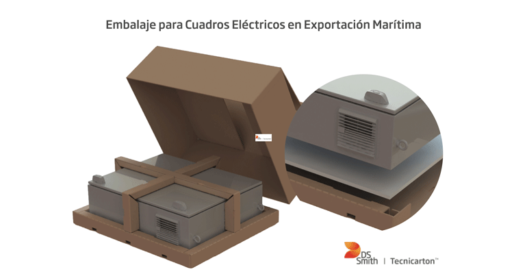 Embalaje Heavy Duty para armarios de cuadros eléctricos